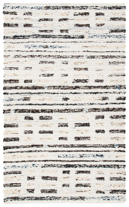 Safavieh Manhattan Man350A Ivory/Dark Brown Area Rug