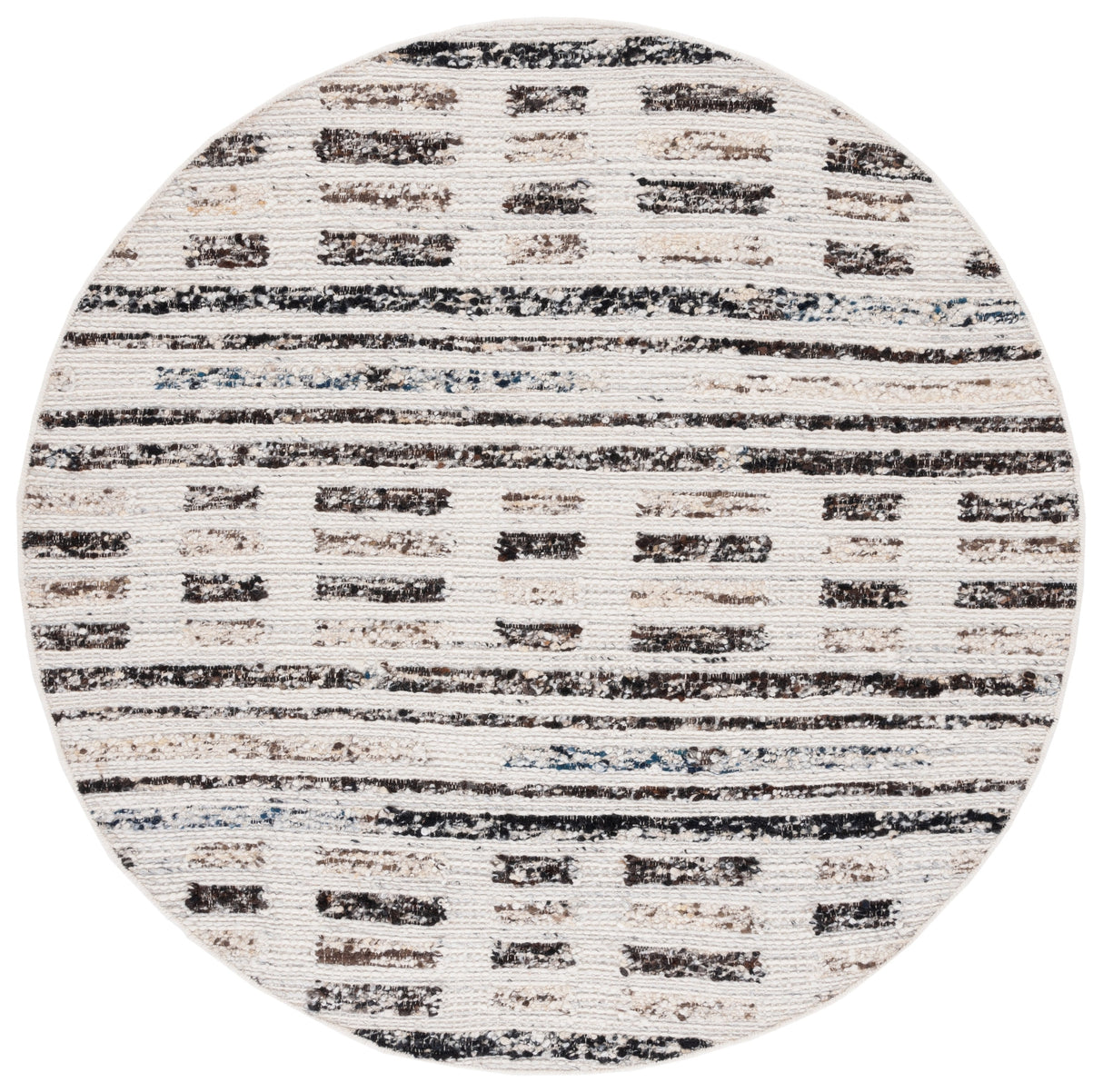 Safavieh Manhattan Man350A Ivory/Dark Brown Rug.