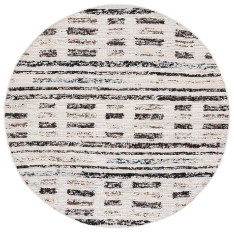 Safavieh Manhattan Man350A Ivory/Dark Brown Rug.