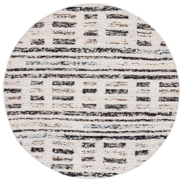 Safavieh Manhattan Man350A Ivory/Dark Brown Rug.