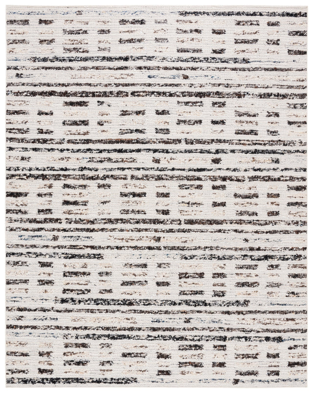Safavieh Manhattan Man350A Ivory/Dark Brown Rug.