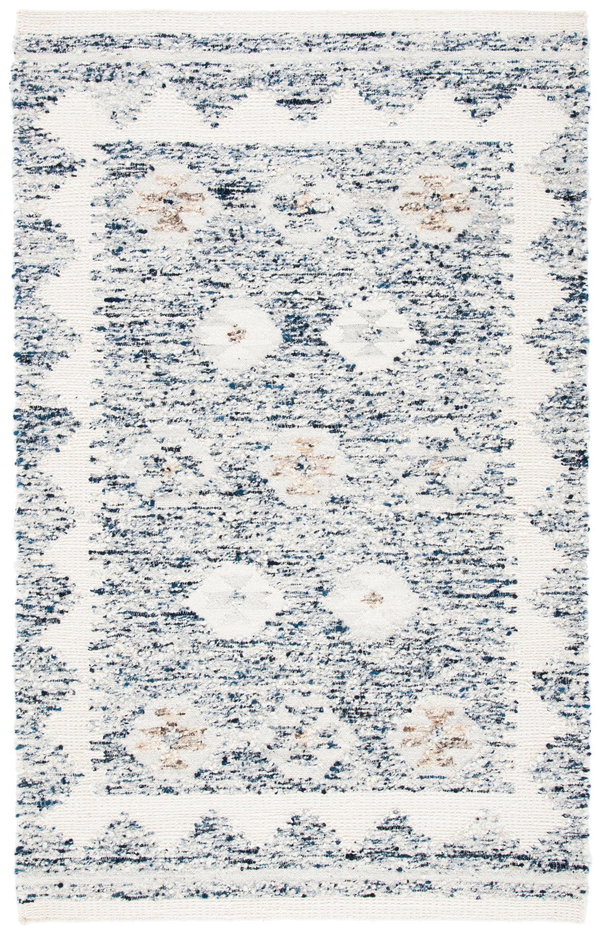 Safavieh Manhattan Man351A Ivory/Blue Rug.