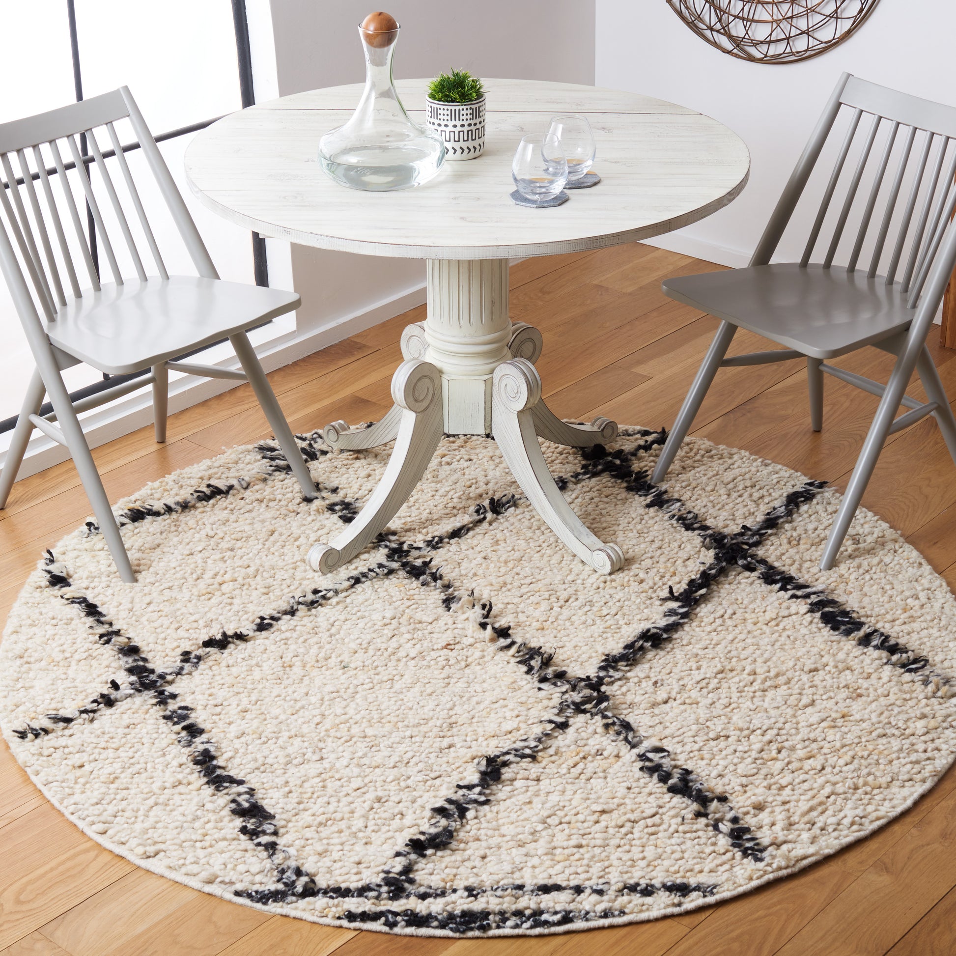 Safavieh Manhattan Man352A Ivory/Black Area Rug