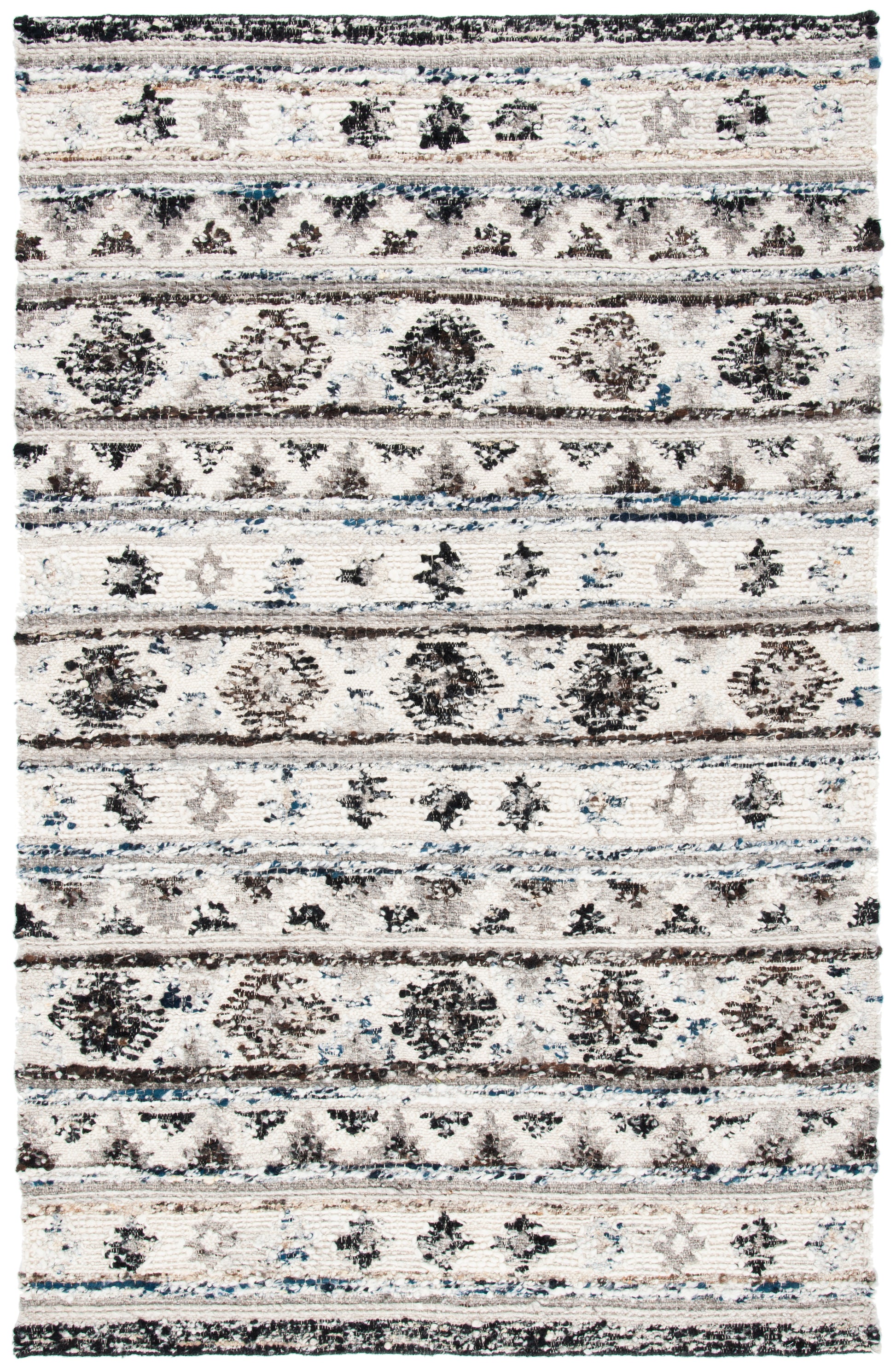 Safavieh Manhattan Man353A Ivory/Black Area Rug