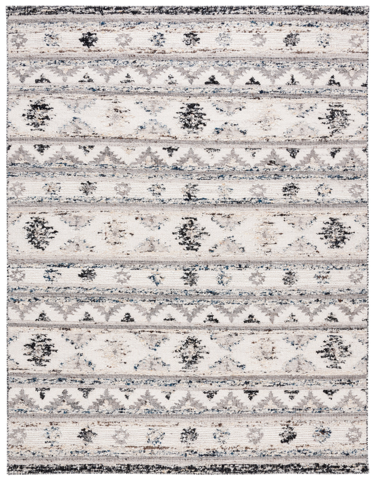 Safavieh Manhattan Man353A Ivory/Black Rug.