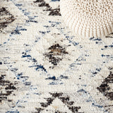 Safavieh Manhattan Man354A Ivory/Charcoal Rug.