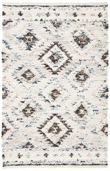 Safavieh Manhattan Man354A Ivory/Charcoal Rug.