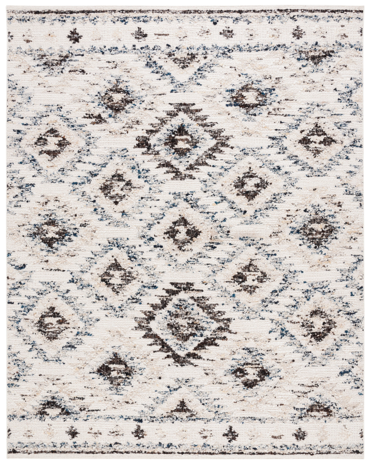 Safavieh Manhattan Man354A Ivory/Charcoal Rug.