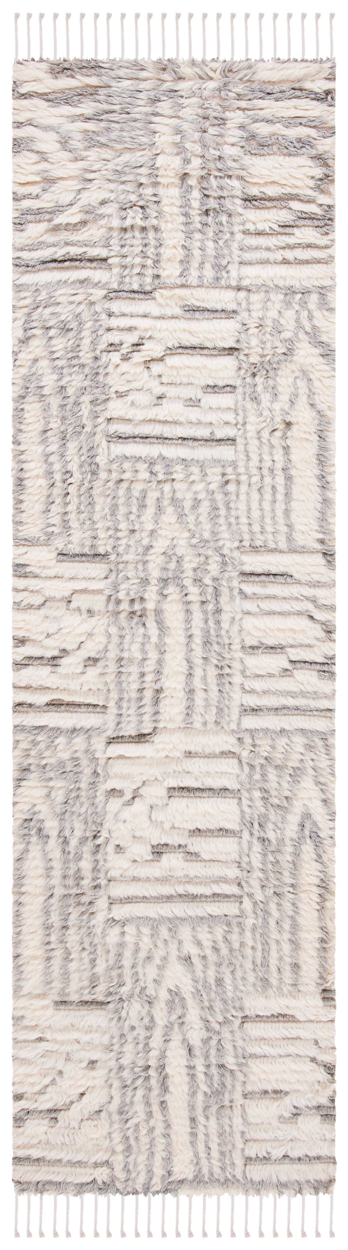 Safavieh Manhattan Man464F Ivory/Grey Rugs.
