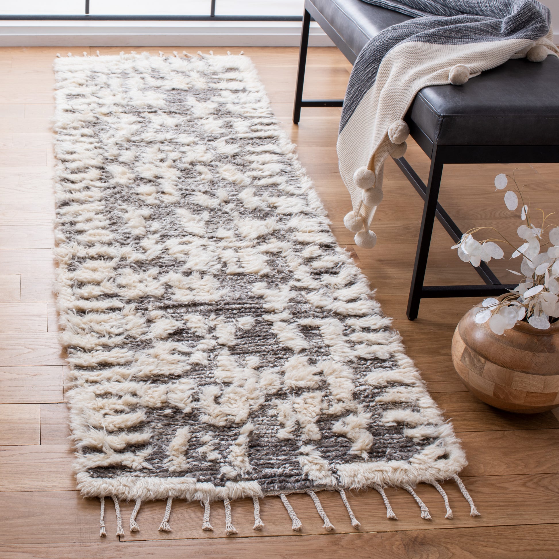 Safavieh Manhattan Man469F Ivory/Grey Area Rug