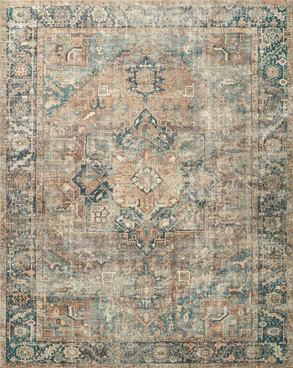 Loloi Margot Mat-02 Terracotta/Lagoon Area Rug