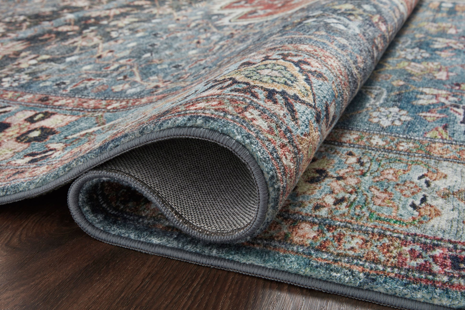 Loloi Margot Mat-05 Ocean/Brick Area Rug