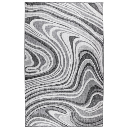 Liora Manne Malibu Waves 8222/47 Grey Area Rug