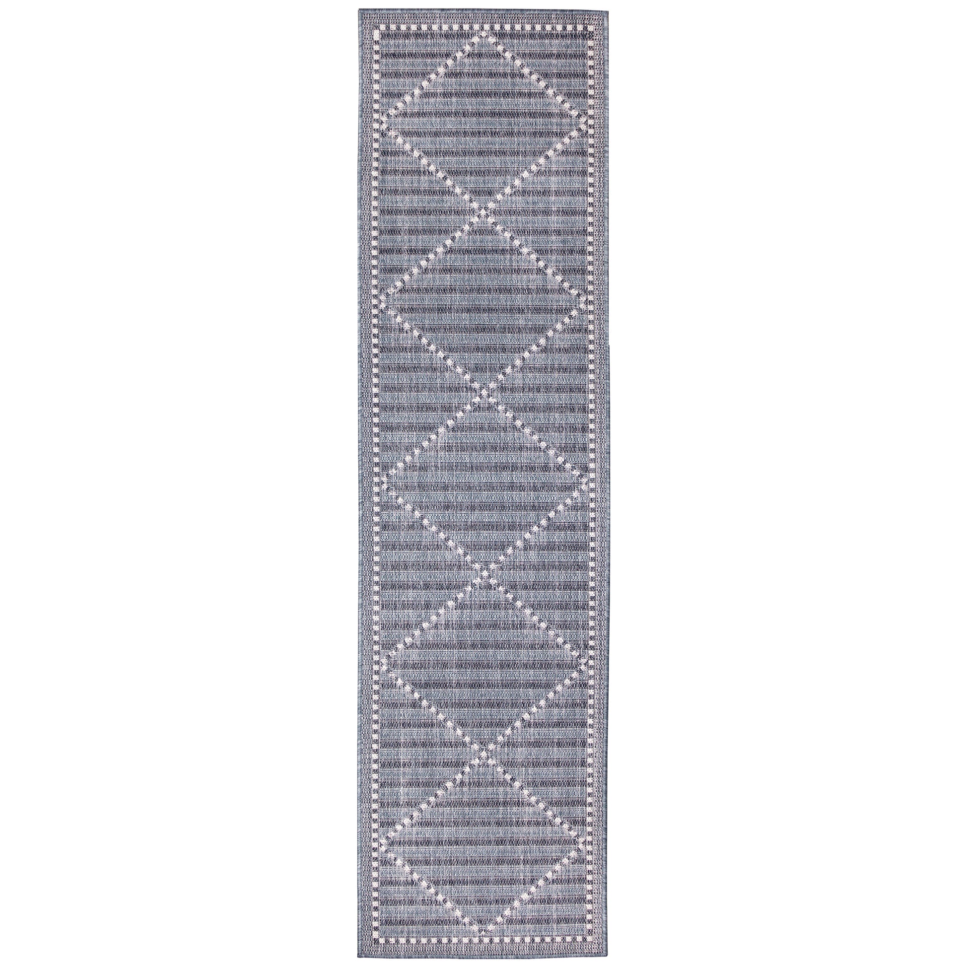 Liora Manne Malibu Checker Diamond 8225/33 Navy Area Rug