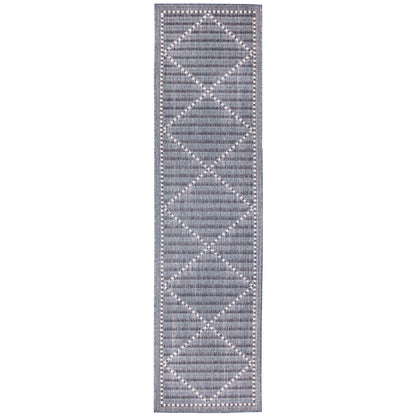 Liora Manne Malibu Checker Diamond 8225/33 Navy Area Rug