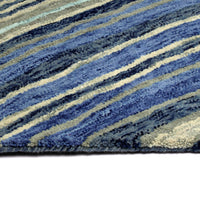 Kaleen Marble Mbl08-17 Blue, Navy, Sand, Pewter Green Area Rug