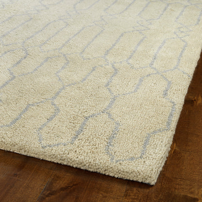 Kaleen Micha Mca96-01 Ivory, Silver Area Rug