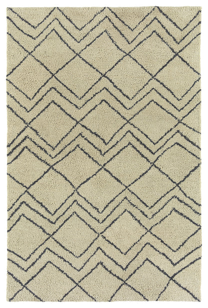 Kaleen Micha Mca99-01 Ivory, Graphite Area Rug