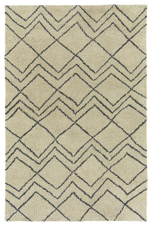 Kaleen Micha Mca99-01 Ivory, Graphite Area Rug