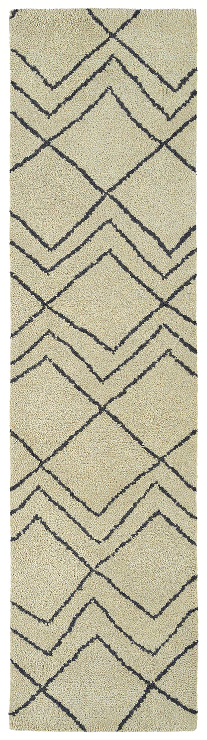 Kaleen Micha Mca99-01 Ivory, Graphite Area Rug