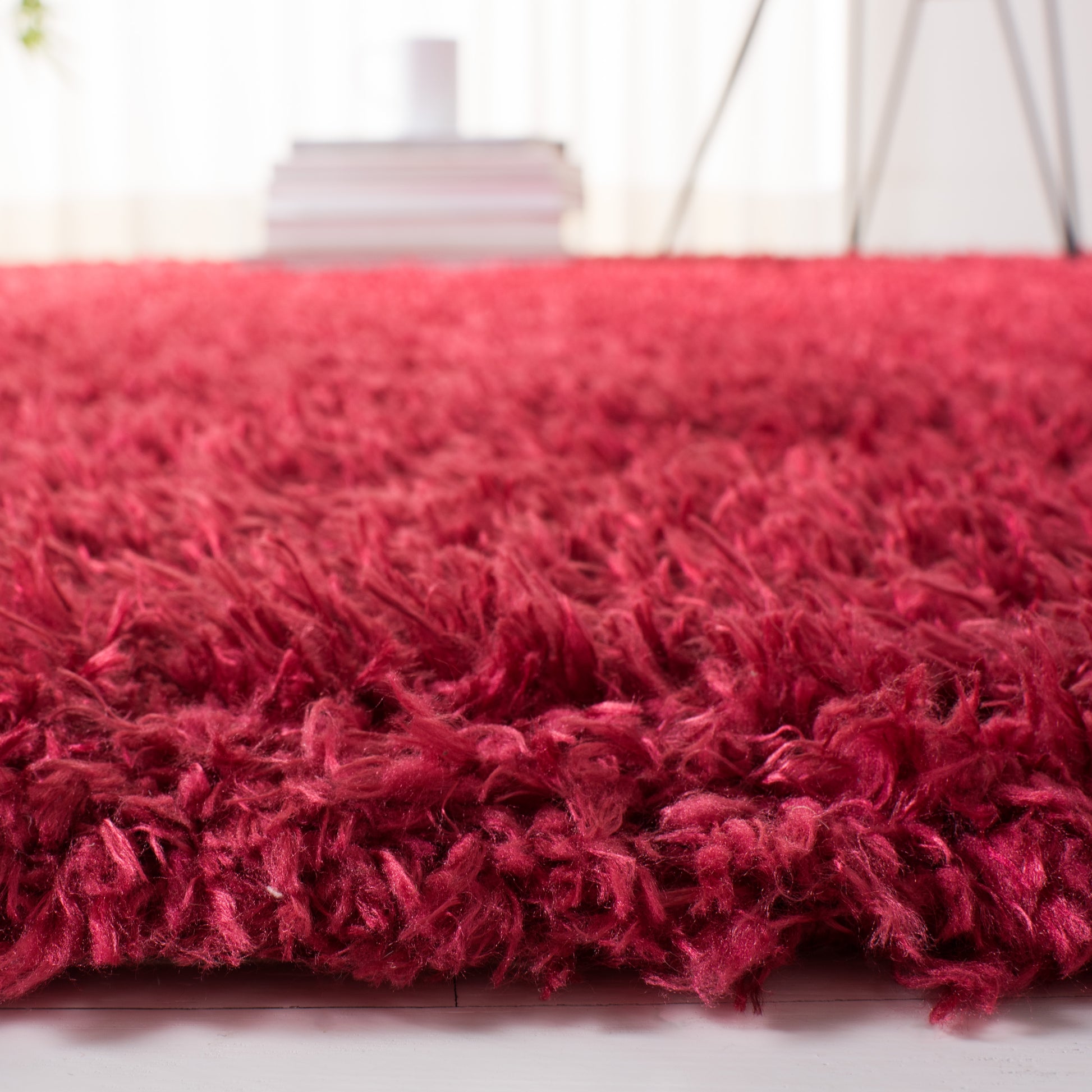 Safavieh Madrid Shag Mdg256Q Red Area Rug