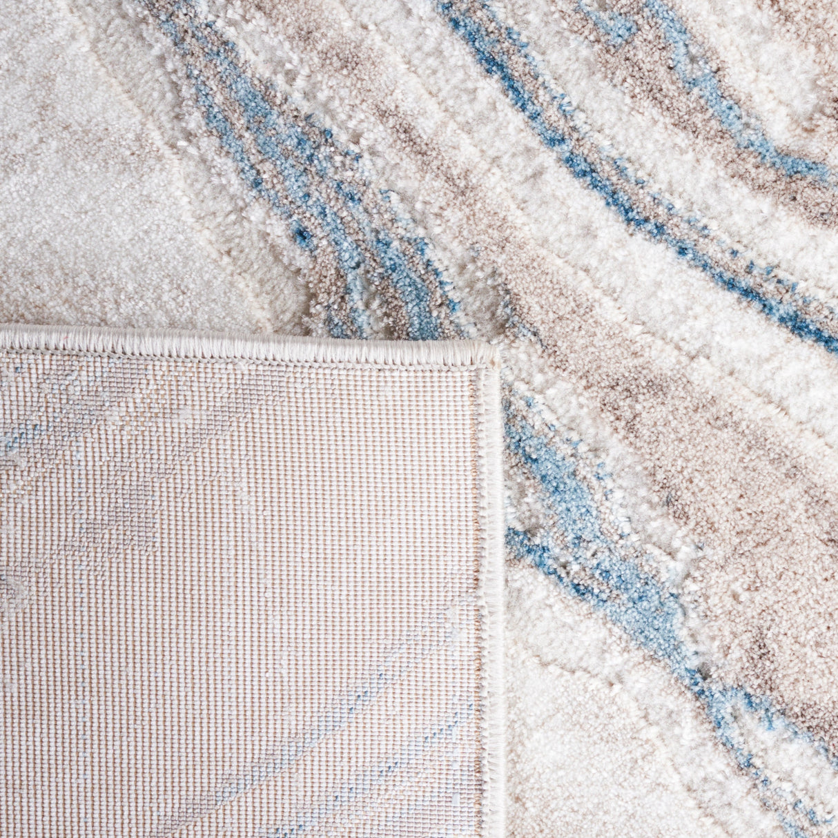 Safavieh Meadow Mdw564M Beige/Blue Rug.