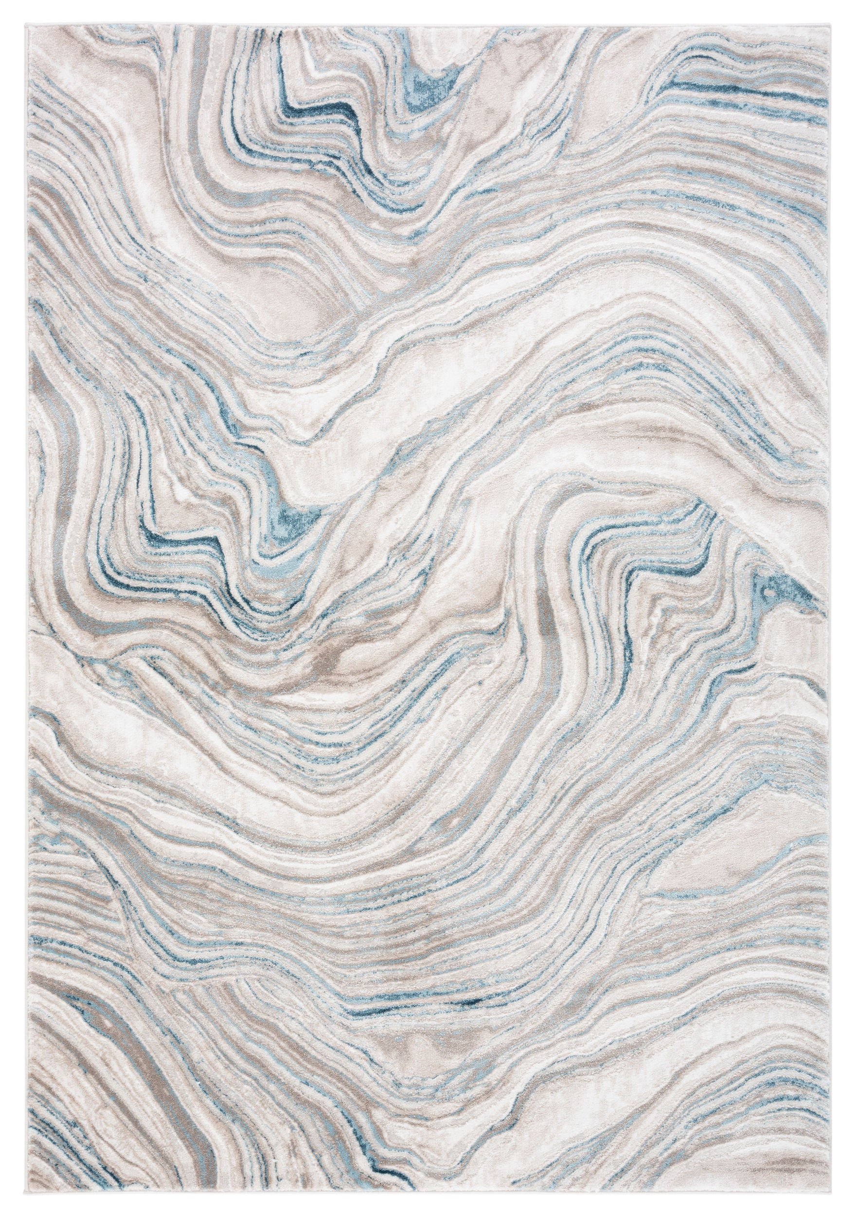 Safavieh Meadow Mdw564M Beige/Blue Area Rug