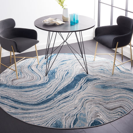 Safavieh Meadow Mdw564N Blue/Grey Rug.