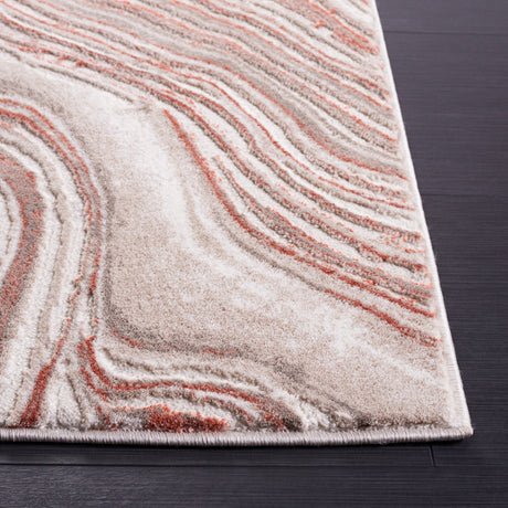 Safavieh Meadow Mdw564P Rust/Ivory Rug.