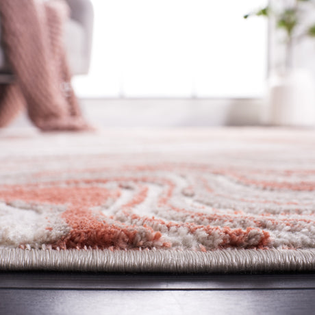 Safavieh Meadow Mdw564P Rust/Ivory Rug.