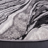 Safavieh Meadow Mdw564Z Black/Grey Rug.