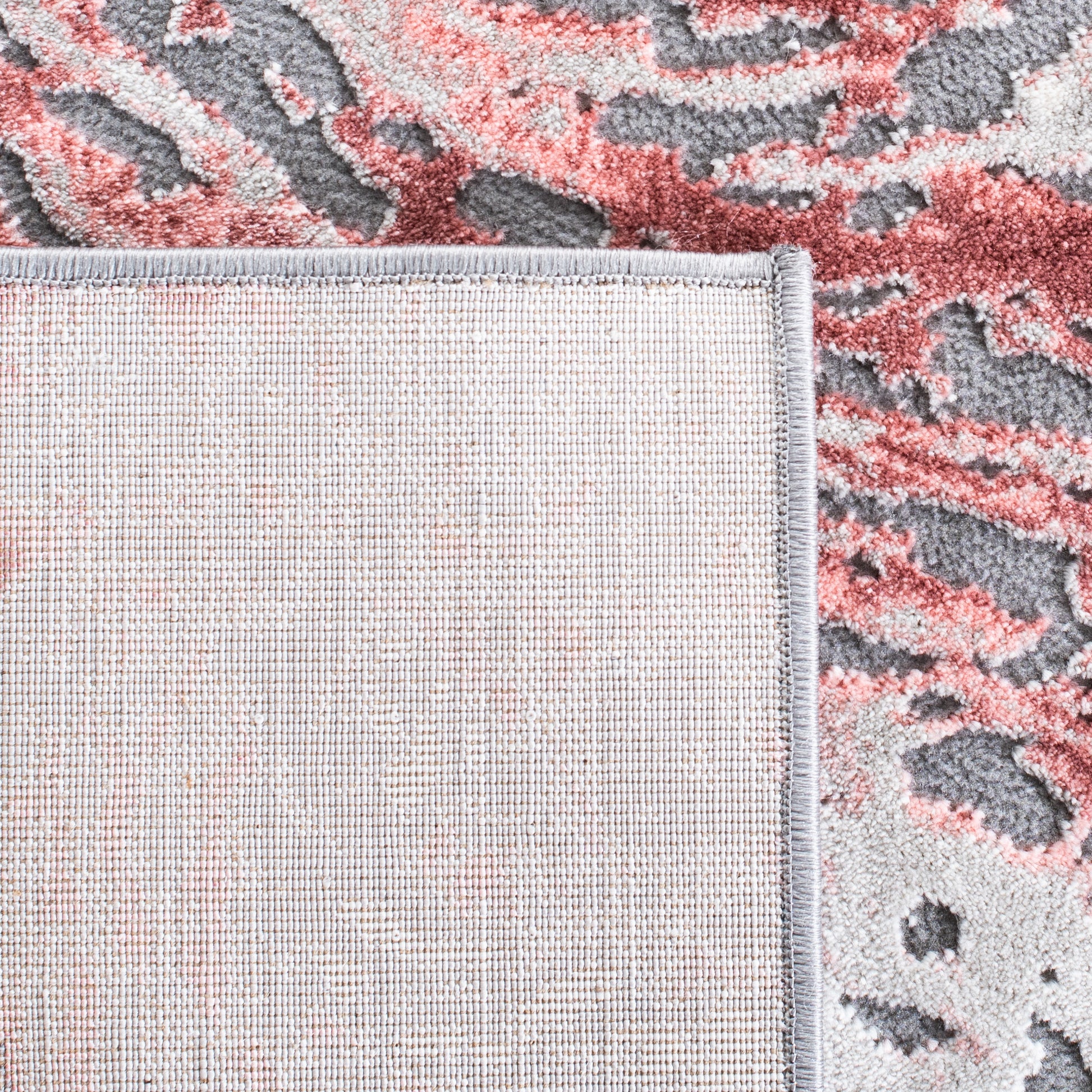 Safavieh Meadow Mdw568H Grey/Pink Area Rug