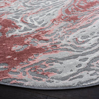 Safavieh Meadow Mdw568H Grey/Pink Area Rug