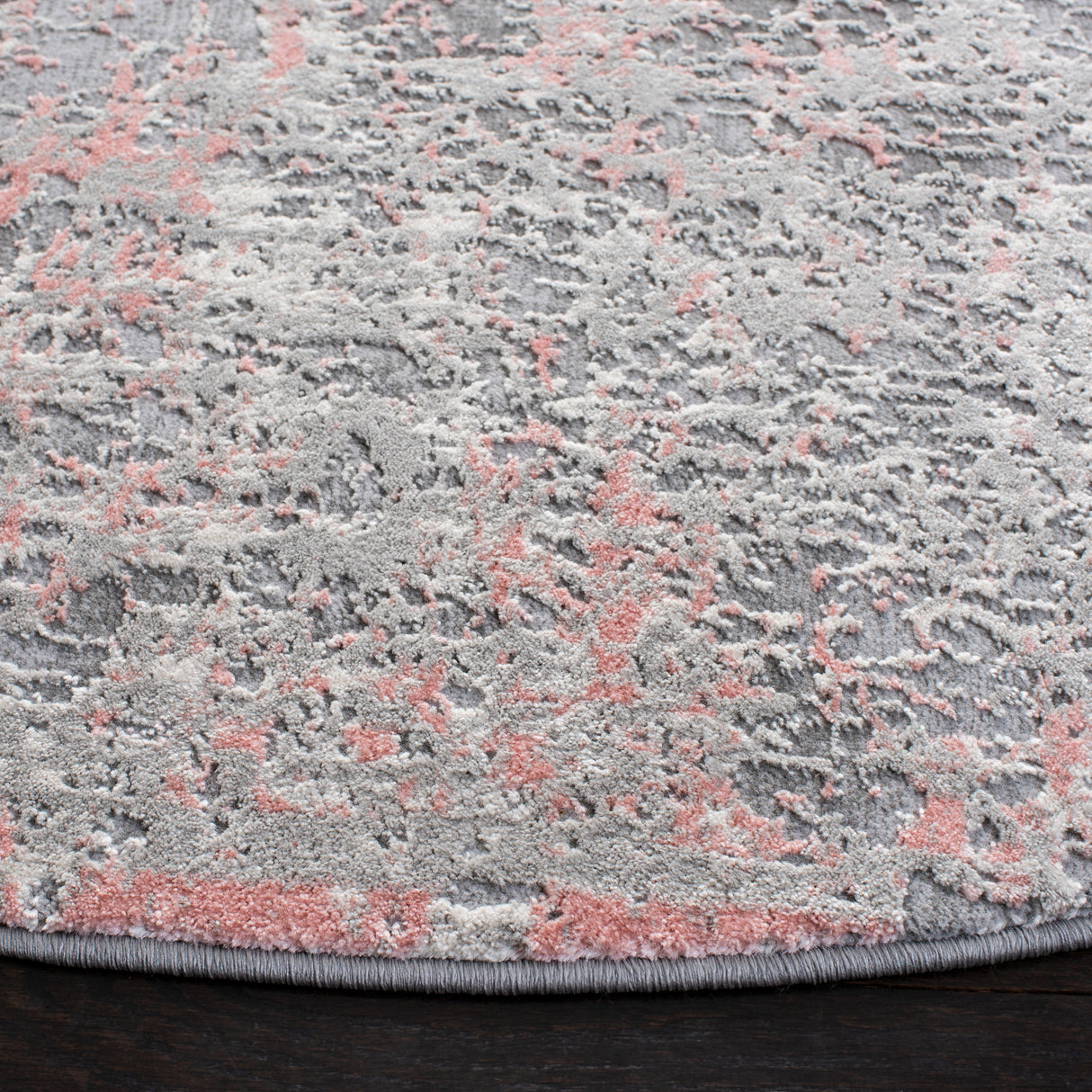Safavieh Meadow Mdw583H Grey/Pink Rug.