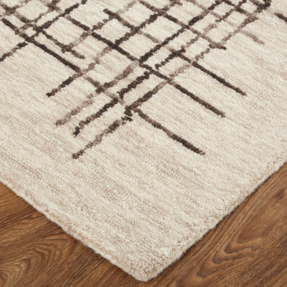 Feizy Maddox 8630F Taupe/Brown Area Rug