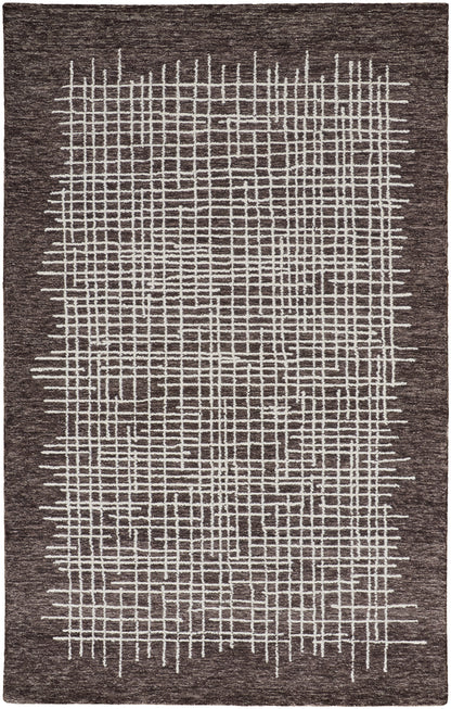 Feizy Maddox 8630F Brown/Ivory Area Rug