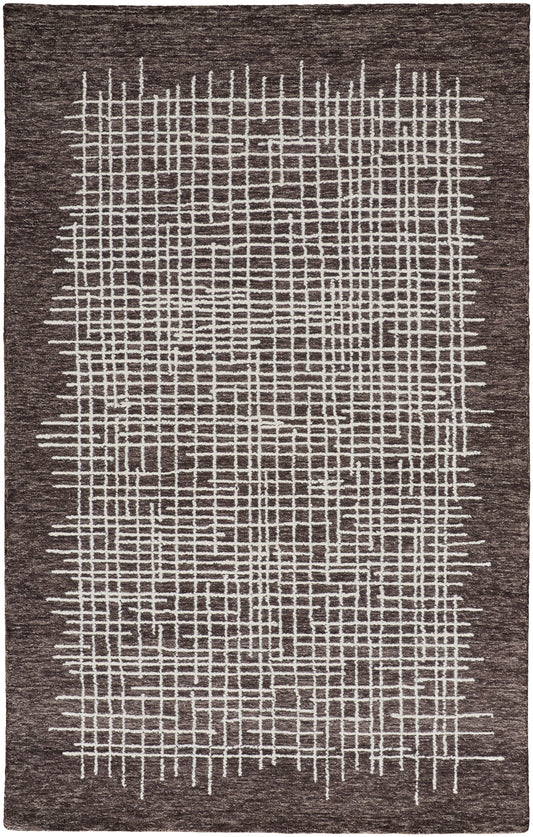 Feizy Maddox 8630F Brown/Ivory Area Rug