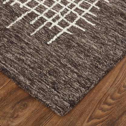 Feizy Maddox 8630F Brown/Ivory Area Rug