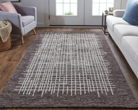 Feizy Maddox 8630F Brown/Ivory Area Rug