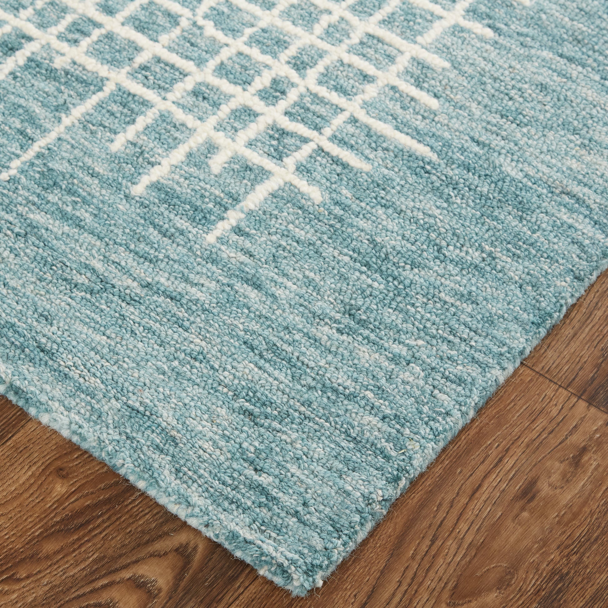 Feizy Maddox 8630F Teal/Teal Area Rug