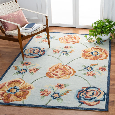 Safavieh Metro Met101M Blue/Ivory Area Rug