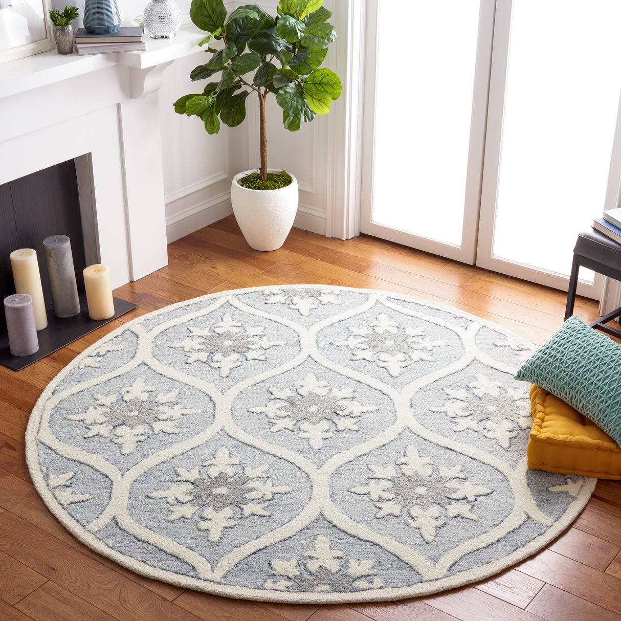 Safavieh Metro Met102M Grey/Ivory Rugs.