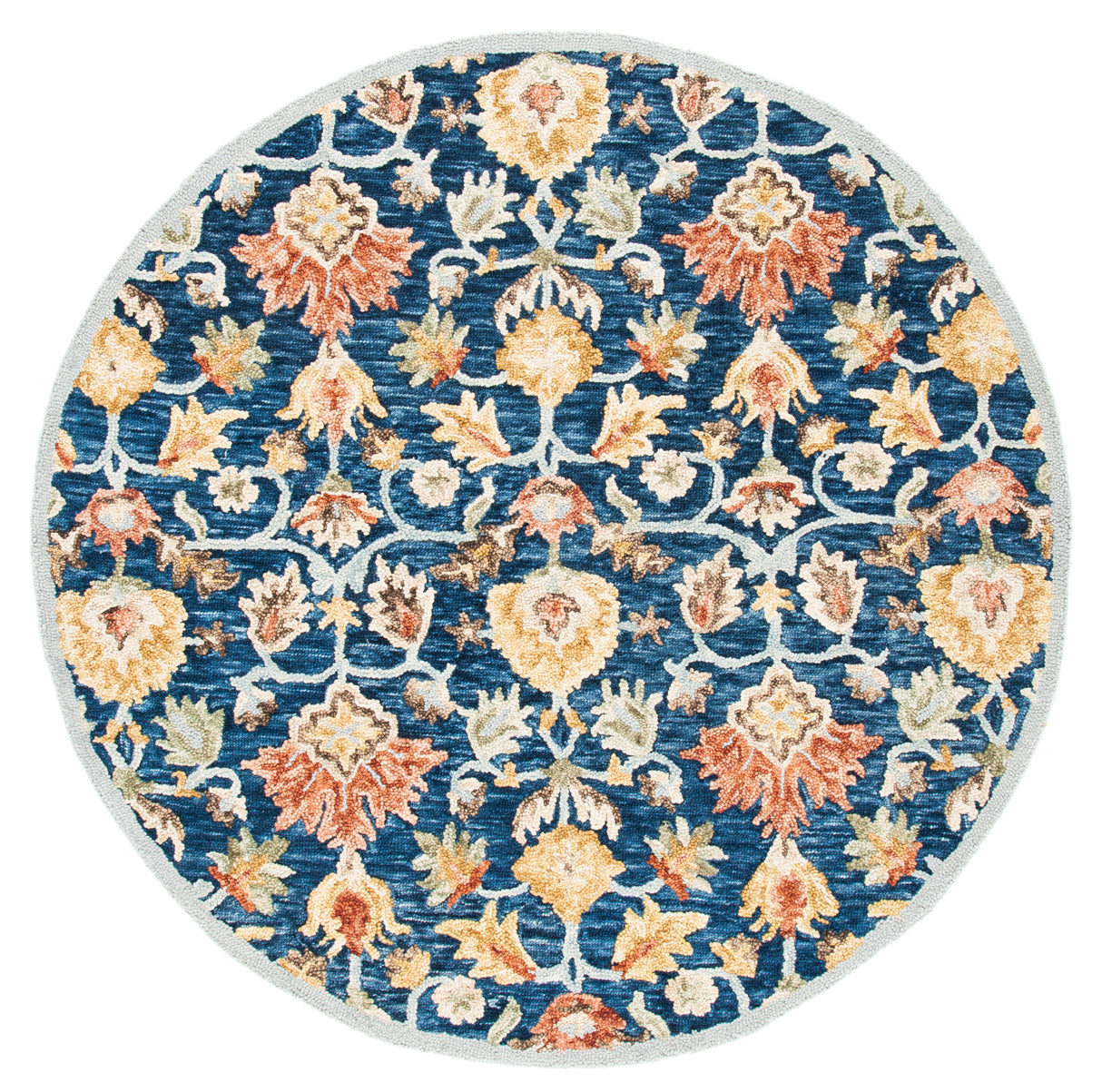 Safavieh Metro Met104M Blue/Orange Rugs.