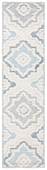 Safavieh Metro Met111A Ivory/Light Blue Rugs.