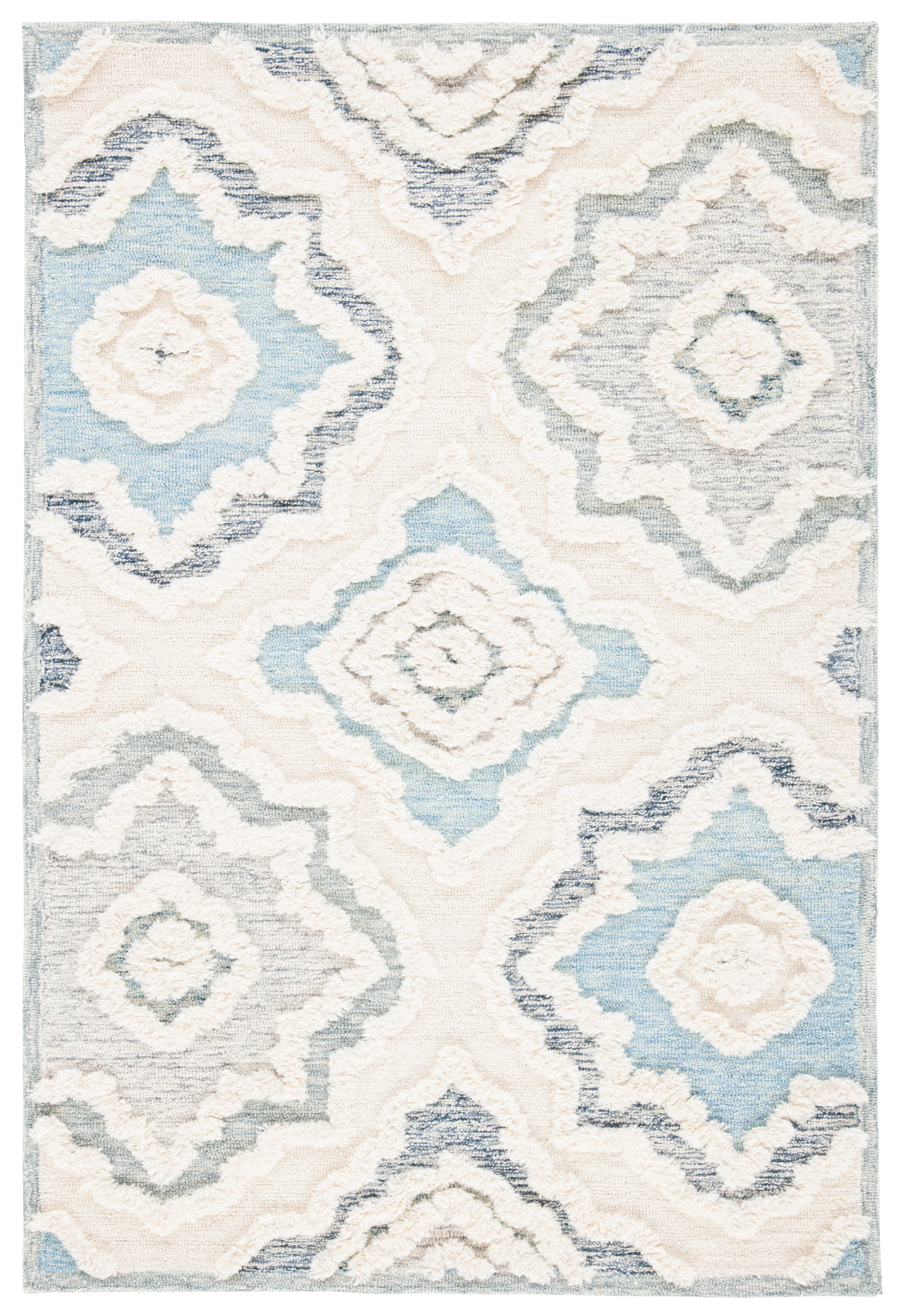 Safavieh Metro Met111A Ivory/Light Blue Area Rug