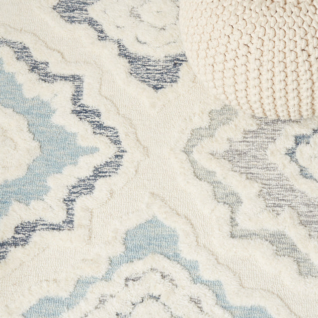 Safavieh Metro Met111A Ivory/Light Blue Rugs.