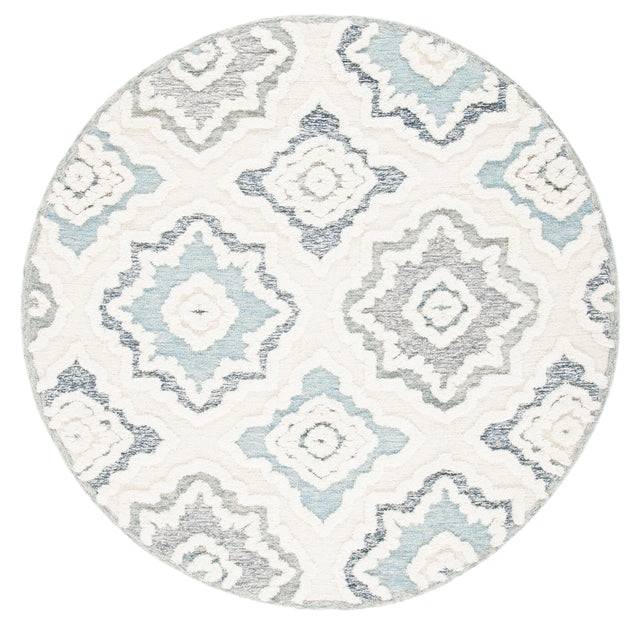 Safavieh Metro Met111A Ivory/Light Blue Rugs.