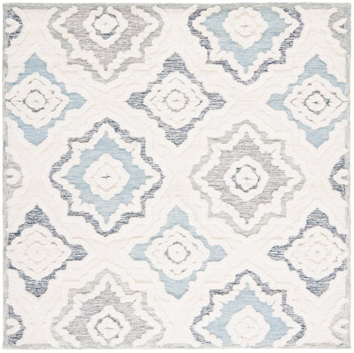 Safavieh Metro Met111A Ivory/Light Blue Rugs.
