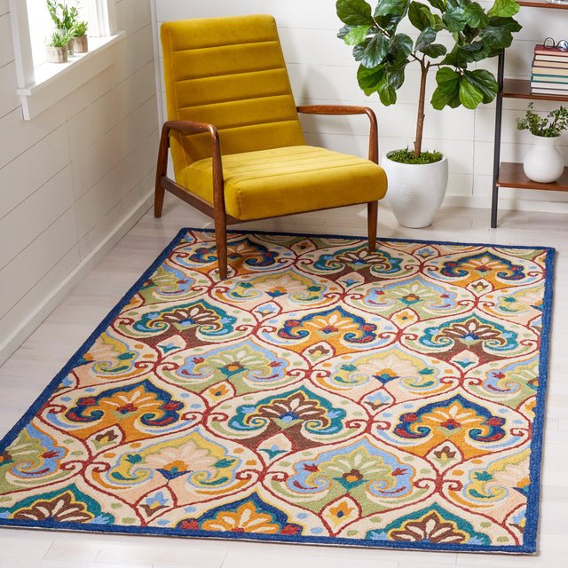Safavieh Metro Met114B Beige/Blue Rug.