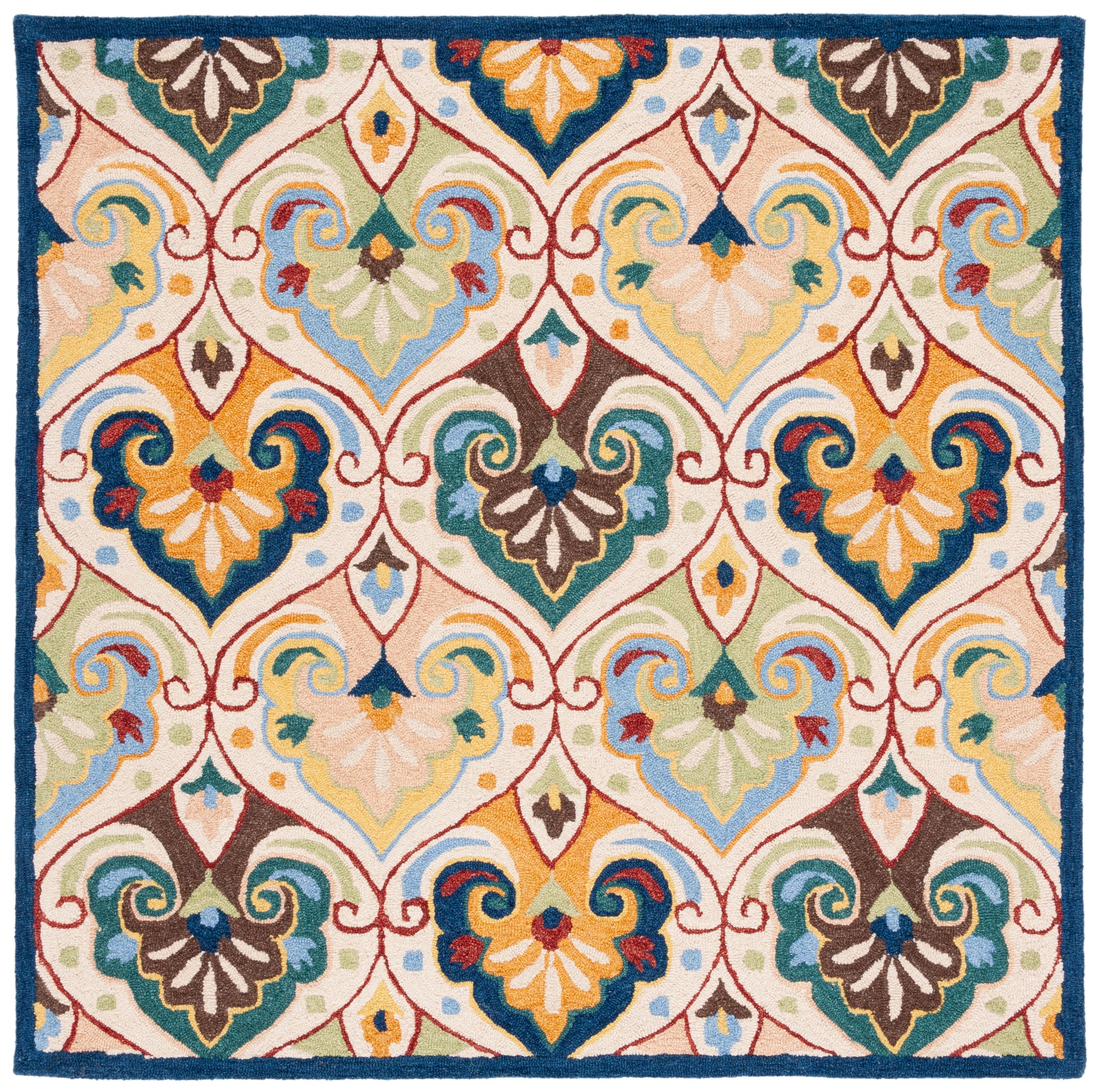 Safavieh Metro Met114B Beige/Blue Area Rug